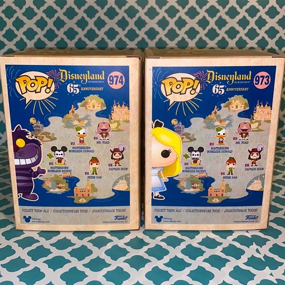 Cheshire Cat 974 & Alice 973 Funko Pop combo - Picture 3 of 4